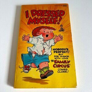 Vintage 1980s the Family Circ By Bil Keane  Paperback I Dressed Myself Comics